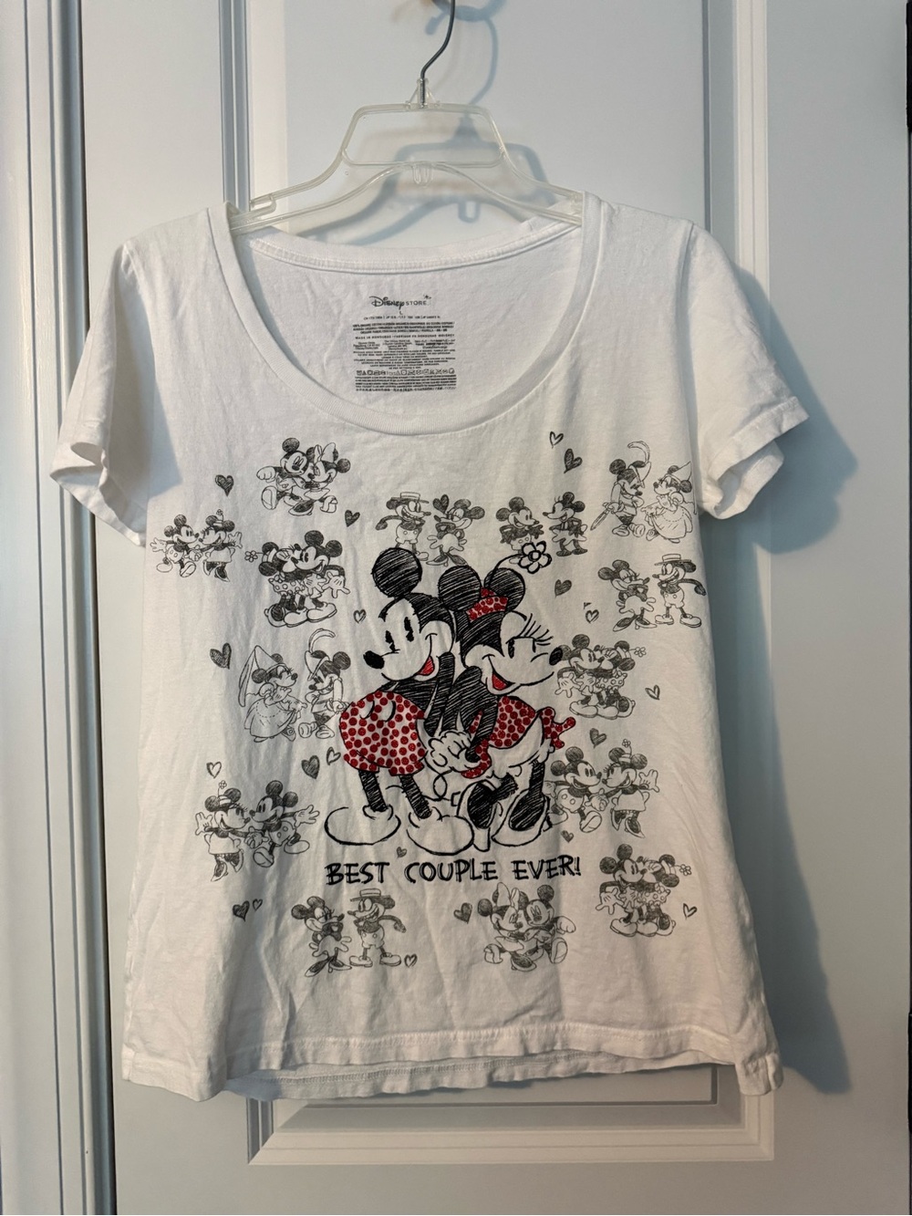 Mickey & Minnie Mouse "Best Couple Ever!" Graphic Tee